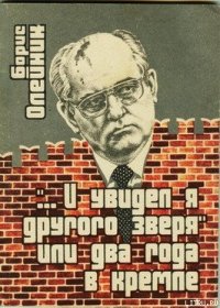 «…И я увидел другого зверя», или два года в Кремле - Олейник Борис Ильич (книги бесплатно .txt) 📗