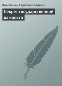 Секрет государственной важности - Бадигин Константин Сергеевич (онлайн книги бесплатно полные .TXT) 📗