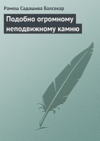 Подобно огромному неподвижному камню - Балсекар Рамеш Садашива (читать книги онлайн бесплатно полные версии txt) 📗