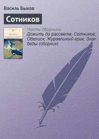 Сотников - Быков Василь Владимирович (книги регистрация онлайн бесплатно .TXT) 📗