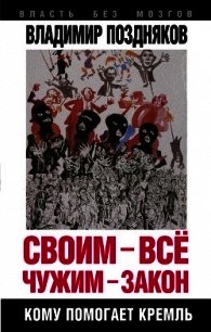 Своим – все, чужим – закон. Кому помогает Кремль - Поздняков Владимир Георгиевич (читаем книги онлайн бесплатно TXT) 📗