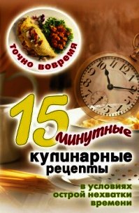 Точно вовремя. 15-минутные кулинарные рецепты в условиях острой нехватки времени - Зайцев Виктор Борисович