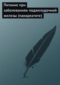 Питание при заболеваниях поджелудочной железы (панкреатите) - Мельников Илья (книги бесплатно полные версии .TXT) 📗