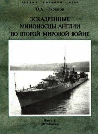 Эскадренные миноносцы Англии во второй мировой войне. Часть I (1925 -1945 гг.) - Рубанов Олег Алексеевич