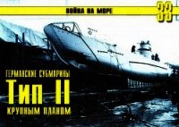 Германские субмарины Тип II крупным планом - Иванов С. В. (онлайн книга без .TXT) 📗